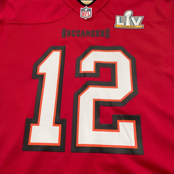 Tom Brady Tampa Bay Buccaneers Nike Super Bowl LIV Game Jersey - Picture 4 of 9